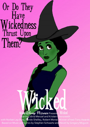 Elphaba Wicked Movie Poster by aimeelouiselalala