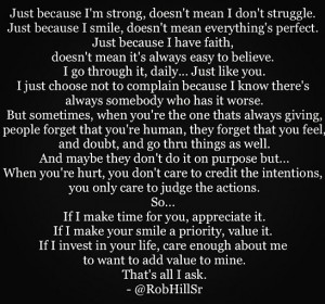 Rob Hill Sr | All I ask...