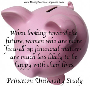 Women, Money, & Happiness