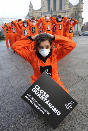 Guantanamo Bay AMNESTY PROTEST 7