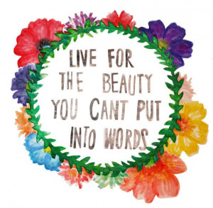 Flower Crown Quote Print