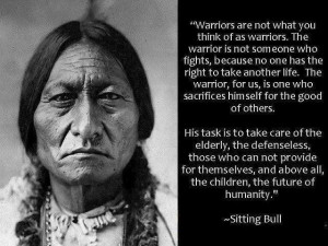 Warrior Ethos. Native American Edition.
