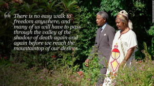 Nelson Mandela quote There is no easy walk to freedom anywhere Imgur