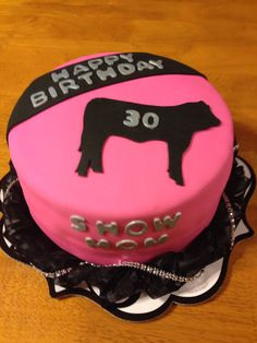 Show mom cake steer. Awesome!!!!