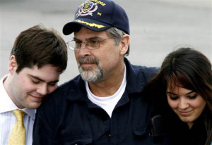 Image: Capt. Richard Phillips with children