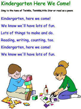 Kindergarten Here We Come!