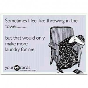 Throwing in the towel...