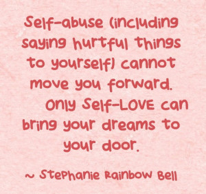 Stop Hurting Yourself Stop hurting yourself!