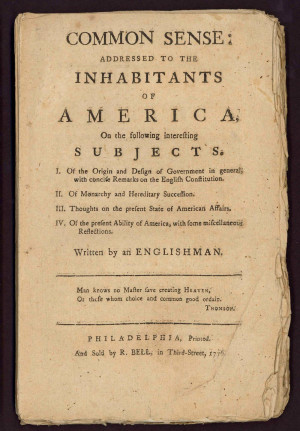 Common Sense, by Thomas Paine