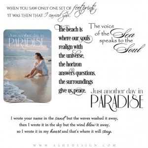 Beach Word Art Quotes Photo Overlays for Scrapbooking - ANOTHER DAY In ...