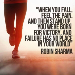 Get up, dust yourself off, move on