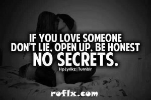 Never hide your feelings