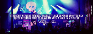 Alkaline Trio Calling All Skeletons Lyrics Quote Wallpaper