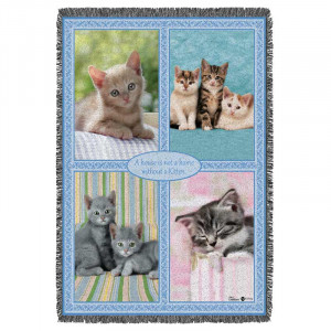 kittens quotes throw this intricately detailed tapestry woven throw is ...