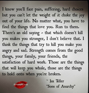 Sons of Anarchy Pictures with Quotes