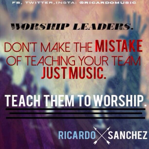 Worship Leader Quote