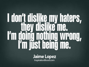 all my haters quotes
