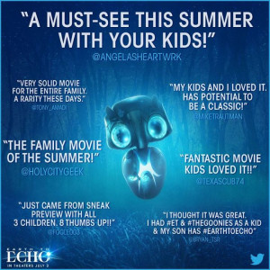 The fun, family film Earth To Echo has landed in theaters. The movie ...