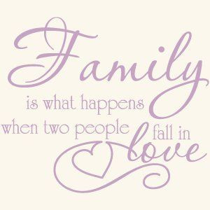 Family Love Quote Vinyl Wall Decal Sticker Art-Words/Lettering Home ...