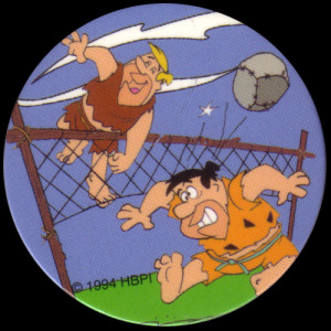 Cyclone The Flintstones Fred Flintstone And Barney Rubble Playing