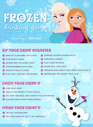 This Frozen drinking game is sure to keep you warm this Christmas