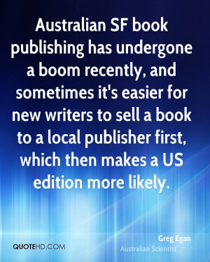 Australian SF book publishing has undergone a boom recently, and ...