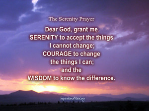 Quotes About Serenity The serenity prayer