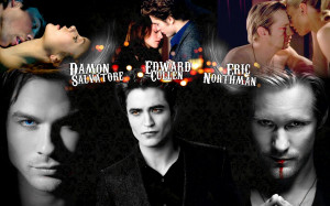 The Vampire Diaries TV Show Damon and Elena Wallpaper