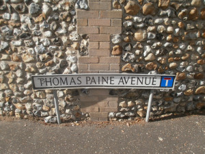 On the Thomas Paine Trail in Thetford, Norfolk