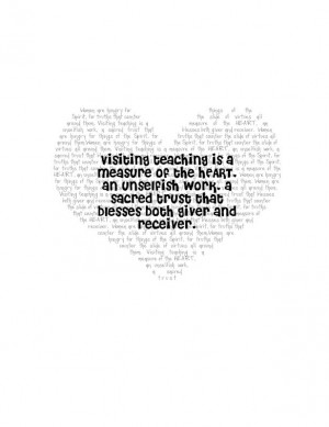 Visiting Teaching quotes