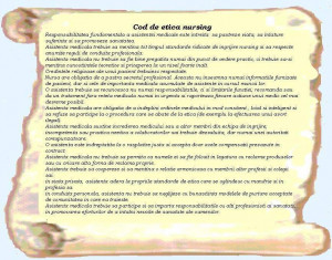 Code Ethics For Nursing In Romanian Language Picture