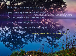 Osho Quotes on Meditation and Spirituality Picture