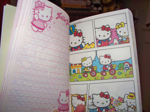 not sure if Hello Kitty has a actual comic book yet.