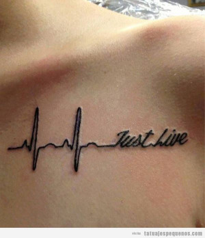 Ondas de electrocardiograma que se convierten en “just live ...