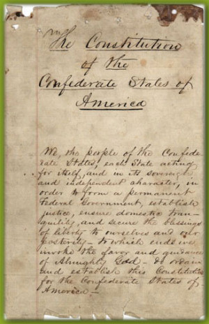 ... , March 1861: Confederate Congress Adopts Pro-Slavery Constitution