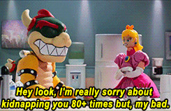 LOL mygifs funny nintendo video games Super Mario Robot Chicken bowser ...