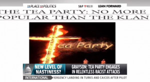 Alan Grayson's KKK Smear of Tea Party Is Avoided By Networks, But ...