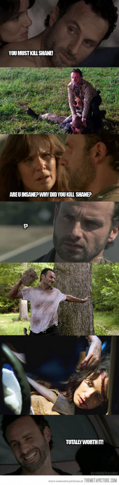 funny The Walking Dead Lori dumb