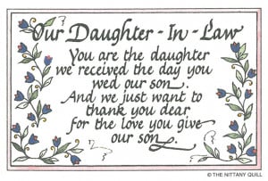 Birthday Card For Daughter Law