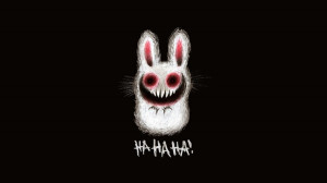 bunnies horror creepy scary evil black humor 1920x1080 wallpaper