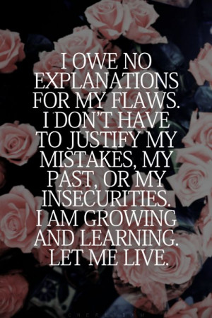 Judging me for past transgressions is up to you. As for me, I choose ...