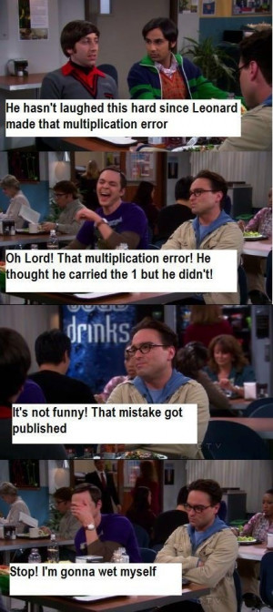 Big Bang Theory - multiplication error :)Nerd, Sheldon Cooper, Laugh ...