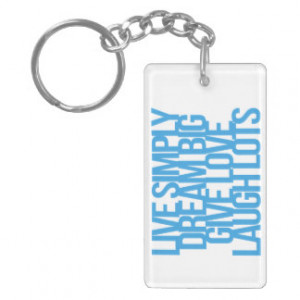 Inspirational and motivational quotes key chain