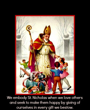 Quote of the Day # 48 Happy St. Nicholas Day