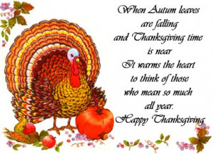 Happy Thanksgiving Poems
