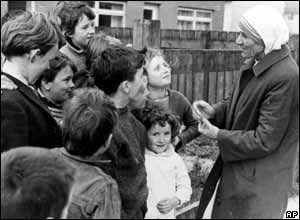 of Mother Teresa in the 1970s, she was known primarily for her work ...