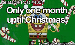 gif Christmas gifs spongebob one month