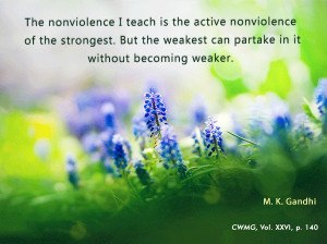 ... For The Day ( NON-VIOLENCE ) Mahatma Gandhi Quotes on Non-violence