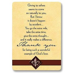 Inspirational Prayer Cards (Set of 25) - Thank You