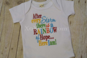 ... Shirt or Bodysuit- Rainbow Baby Bodysuit- Miracle Baby- Gift From God